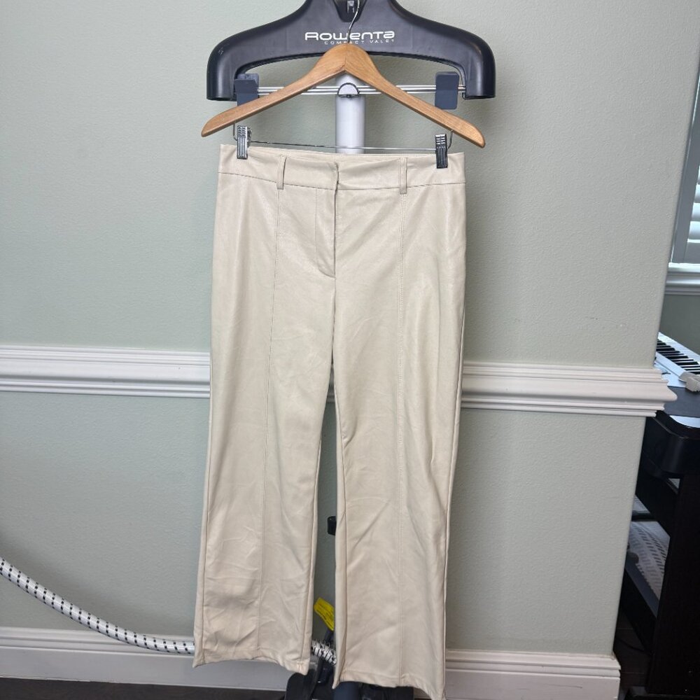 7 for All Mankind Vegan Leather Pants, Size M (6-8)
